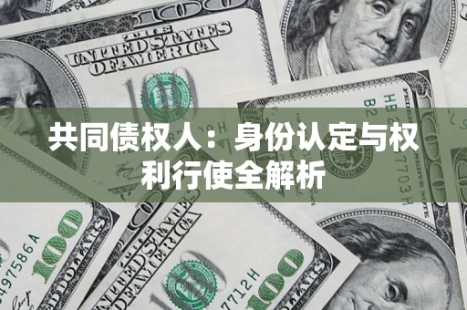 北京共同债权人：身份认定与权利行使全解析