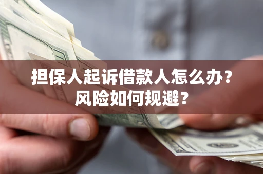 北京担保人起诉借款人怎么办？风险如何规避？