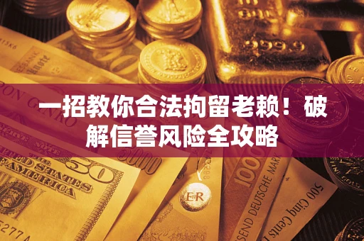 北京一招教你合法拘留老赖！破解信誉风险全攻略