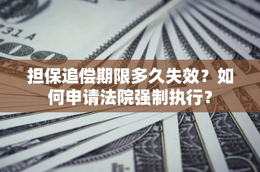 北京担保追偿期限多久失效？如何申请法院强制执行？