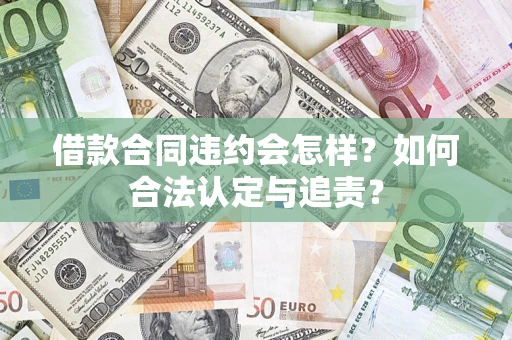 北京借款合同违约会怎样？如何合法认定与追责？