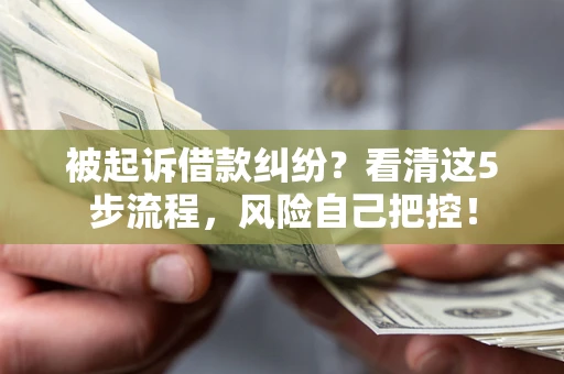 北京被起诉借款纠纷？看清这5步流程，风险自己把控！