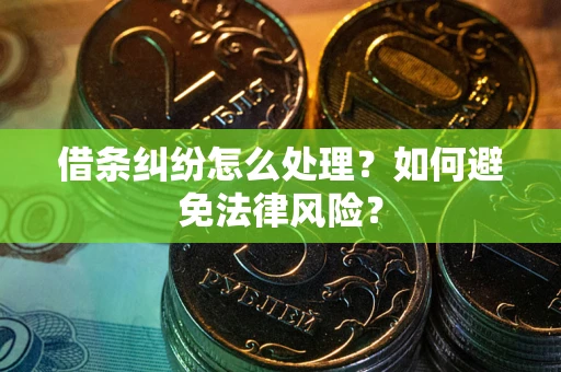 北京借条纠纷怎么处理？如何避免法律风险？