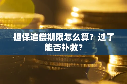 北京担保追偿期限怎么算？过了能否补救？
