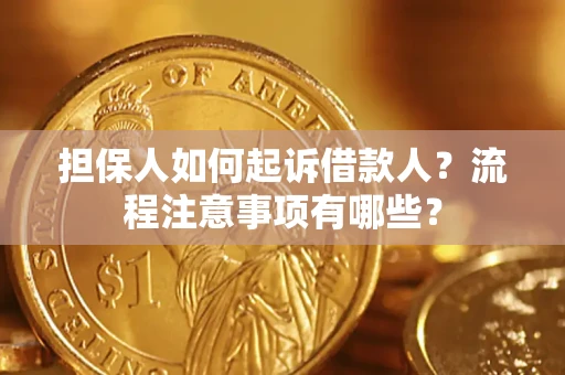 北京担保人如何起诉借款人？流程注意事项有哪些？